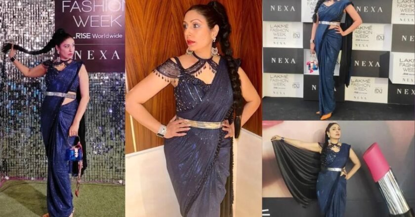 Pooja Misra looks like the ultimate fashion icon on Day 1 of Lakme Fashion Week x