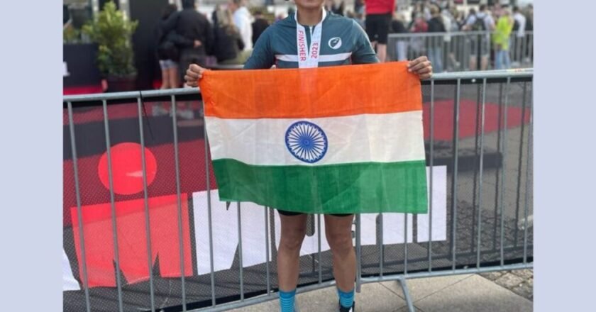 Fitness trainer and skilled athlete Shivangi Sarda excelled at the Ironman Triathlon in Germany