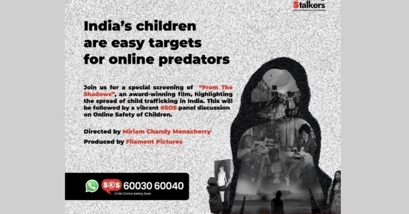 Launch of SOS Community to Stop Online Child Abuse and a special screening of From the Shadows, an award-winning documentary film on Child Trafficking in India at PVR, Juhu