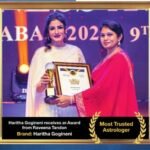Hyderabad Astrologer Haritha Gogineni Honored as “Most Trusted Astrologer” at Times Business Awards 2023