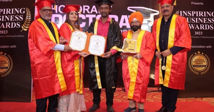 Dr. Shubham Saxena Received Doctorate In Financial Management
