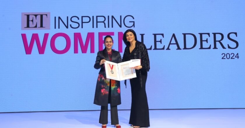 Aditi Mittal, Director of AK Group & IndiaBonds felicitated as “ET Inspiring Women Leader 2024″