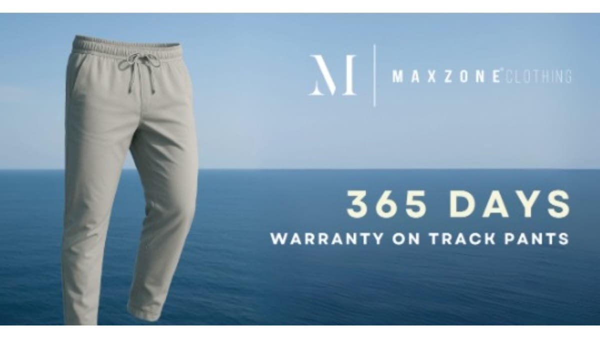 Maxzone 365 Series — India’s 1st Warranty Trackpants, Because Durability Matters