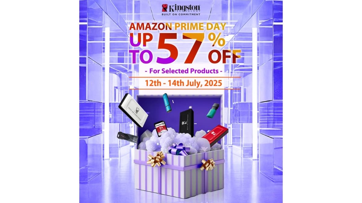 Kingston Technology brings compelling offers up to 57% discounts on Amazon Prime Day