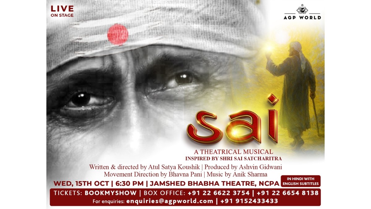 AGP World Brings Sai – The Musical to Mumbai Premiering 15th October
