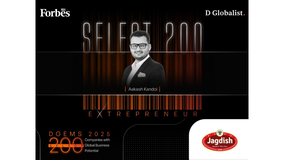 Jagdish Farshan Selected for Forbes DGEMS 2025: Blending Gujarati Heritage with Modern Growth