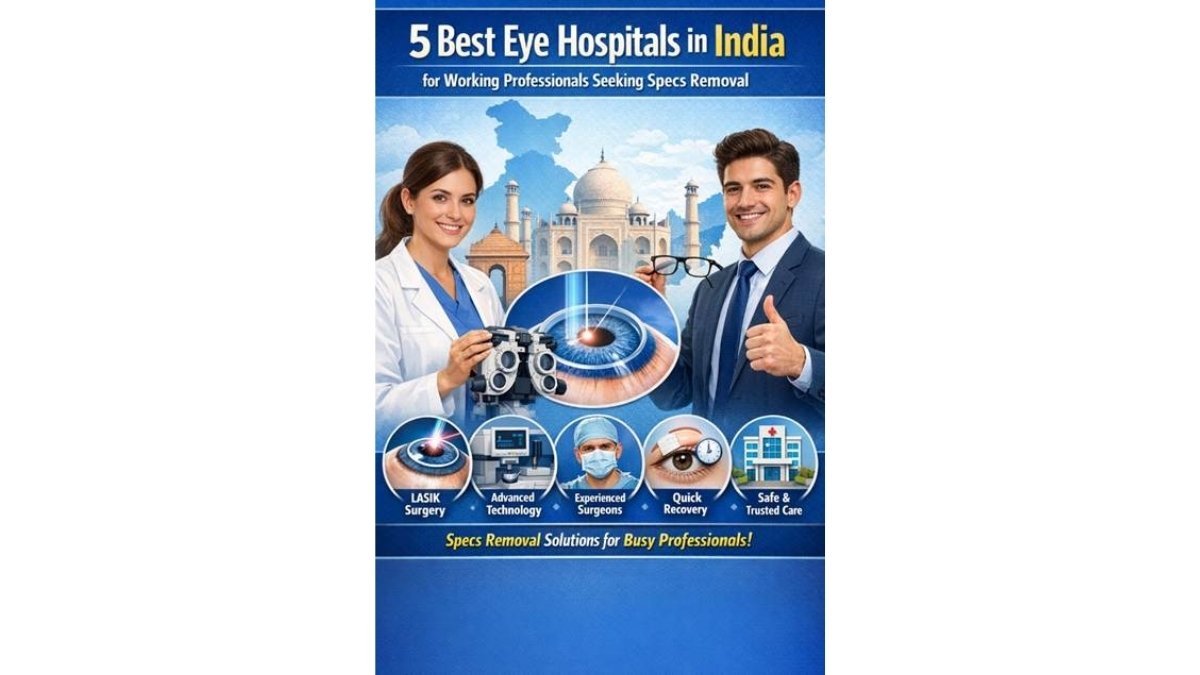 5 Eye Hospitals in India for Working Professionals Seeking Specs Removal