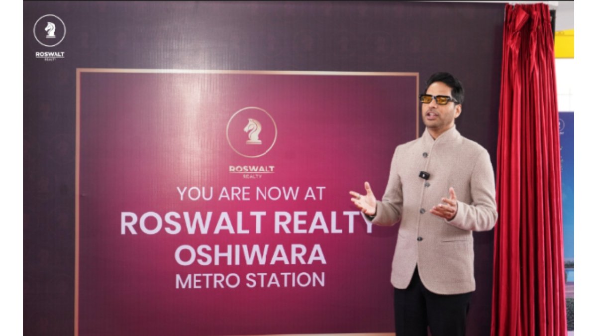 Next Stop: Roswalt Realty Oshiwara Mumbai Metro Station Gets a New Identity as Roswalt Realty Takes Naming Rights for a Year-PNN