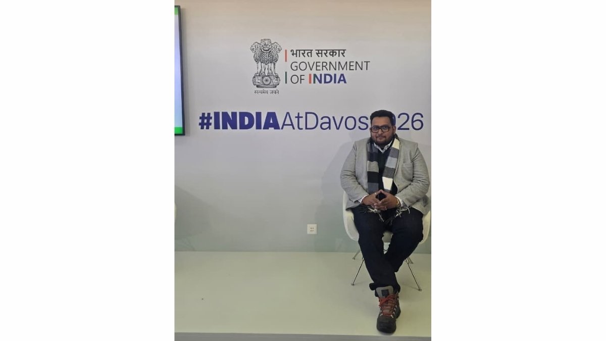 Dhruv Pandit represented India at WEF 2026 in Davos: Gujarat’s youngest cybersecurity entrepreneur