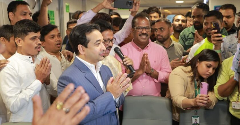 Historic Maritime Leap: Under CM Devendra Fadnavis, Minister Nitesh Rane Launches Mumbai–Vijaydurg Ro-Pax Ferry, Ushering in Maharashtra’s Water Transport Revolution