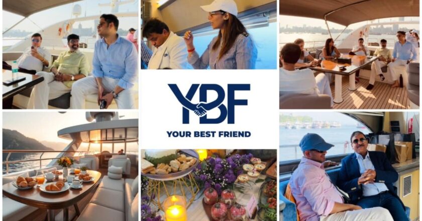 Entrepreneurs Gather for a Luxury Networking Sundowner on a Ferretti 880 Yacht in Mumbai