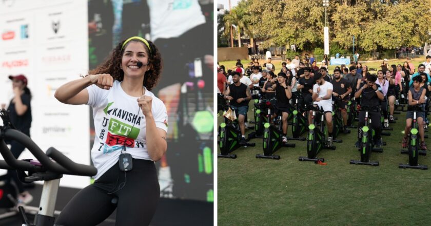 Over 1,000 participate in Kavisha UFIT Flow Fest, India’s first spin rave event more than 100 people spin at one time