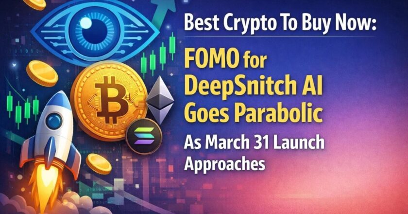 Best Crypto To Buy Now: FOMO for DeepSnitch AI Goes Parabolic As Presale Ends March 31, 11 AM (UTC), XRP and SOL Stabilize