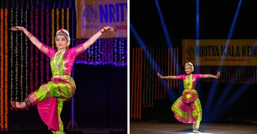 Krisha Dave presents Bharatanatyam Arangetram, mesmerises audience with complete Vishwambhari Stuti