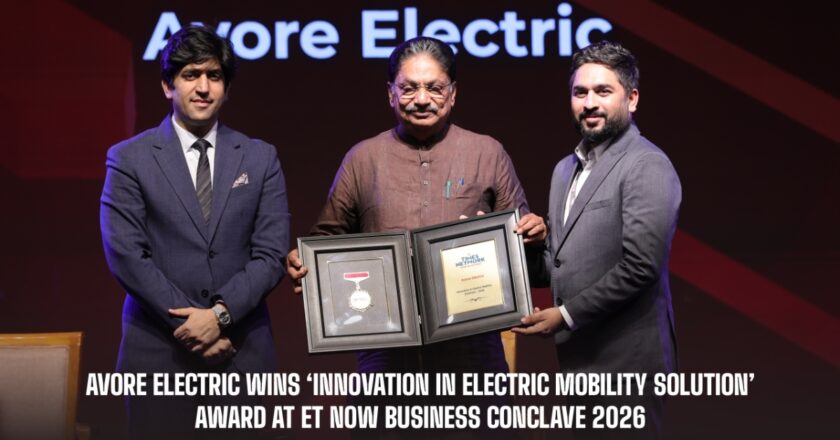 Avore Electric Wins ‘Innovation in Electric Mobility Solution’ Award at ET Now Business Conclave 2026