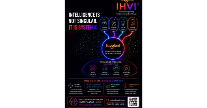 Tapplent Unveils iHVI – A New Enterprise Intelligence Layer for the AI Age