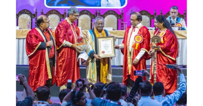 Techno India Group Confers Honorary Doctorate on Infinity Group CMD Ravindra Chamaria