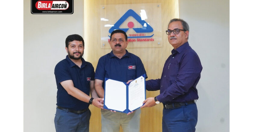 BIRLA AIRCON Earns Bureau of Indian Standards Appreciation for Quality Excellence, Records Over 700% Growth
