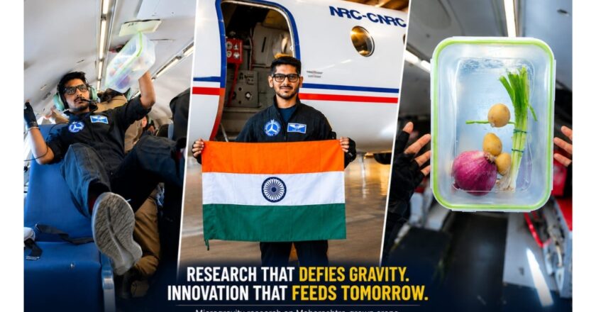 Indian Analog Astronaut Capt Aman Johri Conducts Landmark Microgravity Experiment for Space Research on Maharashtra Crops