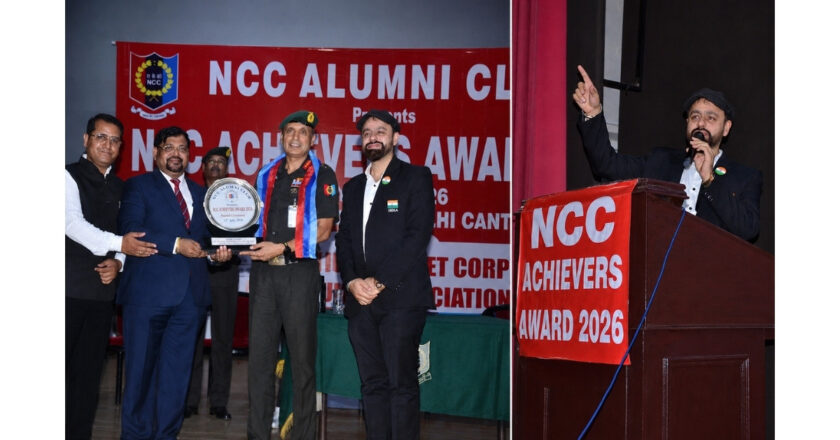 “An NCC Cadet is the Arjuna of Modern India”: Dr Ujjwal Chugh’s Inspiring Closing Keynote Becomes the Soul of NCC Achievers Awards 2026