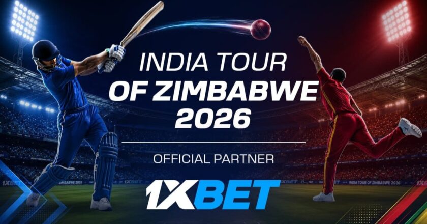 1xBet is the Official Partner of the India tour of Zimbabwe 2026