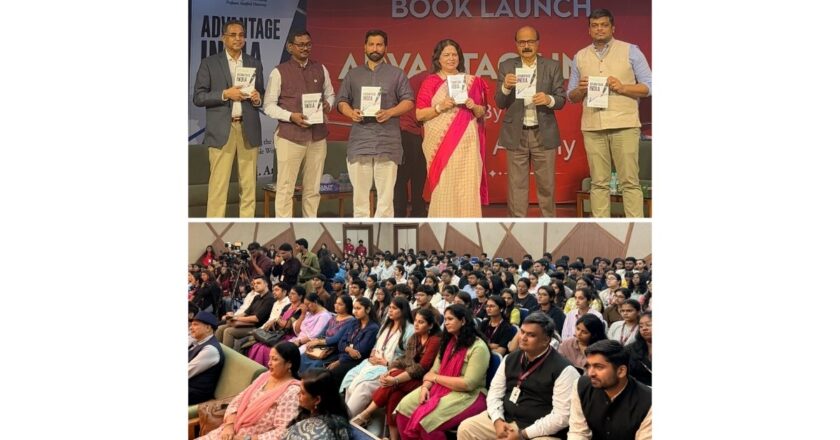 Book Advantage India: Reshaping the Future for an Equitable World Order Launched at JG University
