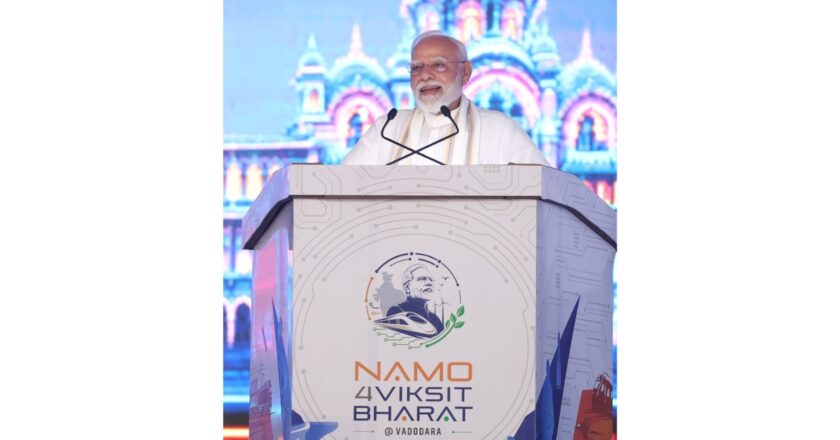 Prime Minister inaugurates and lays foundation stones for projects worth over Rs 35,000 crore; highlights AI, skills, and Vadodara’s evolution as an industrial hub