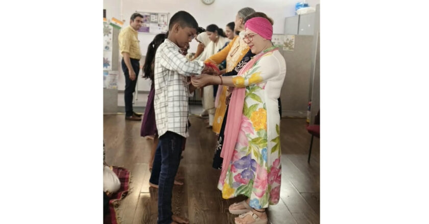 Rakhi for the Protectors: Children of Meher Roshani Foundation SaathSHALA Mumbai Celebrate Raksha Bandhan by Honouring Security Personnel and Staff