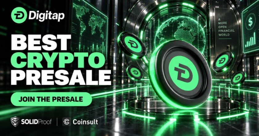 Best Crypto Presale: DigiTap Live Fintech App and $12.2M Raise Put It Ahead of XRP and Sui for a 100x Breakout
