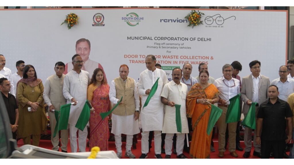 Renvion Begins Integrated Waste Collection Operations Across South Delhi, Deploying Large-Scale Electric Primary and Secondary Collection Fleet