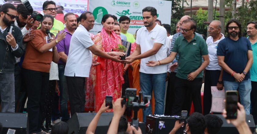 Over 10,000 Runners Join Aadhar Prime GreenFit Half Marathon; Deputy CM Diya Kumari and Jaipur MP Manju Sharma Flag Off the Event